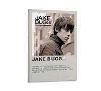 LITTPU Jake Bugg Poster Print Music Art Decor Lightning Bolt Two Fingers Taste It Seen It All Simple As This Country Song Wall Art for Home Bedroom Living Room Gift 24x36inch Framed