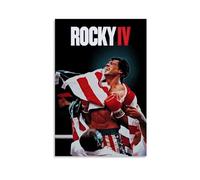 LITTPU Rocky IV Movie Poster Print Boxing Art Vintage Film Decor Sports Wall Art Classic Cinema Home And Kitchen Decoration Stallone Artwork Inspirational Wall Decor Gift 20x30inch Unframed