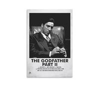 LITTPU The Godfather Part II Poster Art Print Classic Movie Wall Decor Vintage Film Artwork Home Cinema Decoration Gift for Film Lovers Retro Wall Art 1974 Iconic Scene Gift 20x30inch Unframed