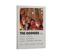 LITTPU The Goonies Poster Art Print 1985 Movie Wall Decor Retro Film Artwork Classic Adventure Illustration Home Theater Posters Kids Room Decoration Unique Gift Idea Gift 16x24inch Framed