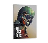 LITTPU The Last of Us Poster Gamer Wall Art Musician Print Vintage Style Artwork Home Gaming Room Decor Unique Gift for Gamers Retro Wall Decor Video Game Art Gift 16x24inch(40x60cm) Framed