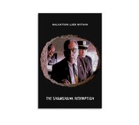 LITTPU The Shawshank Redemption Poster Salvation Lies Within Art Print Movie Wall Decor Inspirational Quote Artwork Home Kitchen Decoration Film Lover Gift Gift 20x30inch Unframed