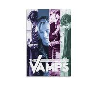 LITTPU The Vamps Wall Art Poster Music Band Print Home Decor for Fans Unique Gift Idea Modern Aesthetic Stylish Artwork Room Decoration Trendy Wall Decoration Gift 24x36inch Unframed