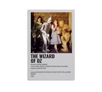 LITTPU The Wizard of Oz Poster Vintage Movie Print Classic Film Art 1939 Wall Decor Judy Garland Artwork Scarecrow Tin Man Lion Dorothy Home And Kitchen Decoration Gift 12x18inch Unframed