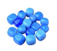 LituFoto Grava Natural Crystal Blue Opal Rolling Stone Ornaments Mineral Science Bathtub