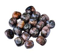 LituFoto Grava Natural Crystal Blue Sparkle Tumbled Stone Ornament Ore Specimen Teaching Science Bathtub