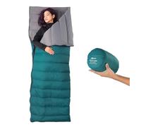 Litume 565g, 5-15°C Combinable Down Sleeping Bag, Lightweight, Packable Adults, Double for Backpacking, Camping, Family, Compact with Stuff Sack