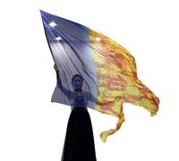 Liturgical Praise Adoration Dance Banners Worship Flags 75x55In Light Weight Worship Chiffons Flags Flexible Rod Dance