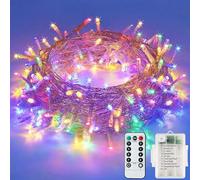 LITYBY 120LED Fairy Lights Battery Operated,12M String Lights Waterproof