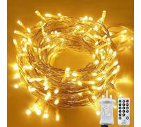 LITYBY 220LED Fairy Lights Plug in,25M/82ft String Lights Mains Powered