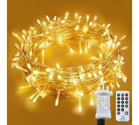 LITYBY Fairy Lights Plug in Waterproof,120LED String Lights Main Powered