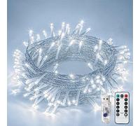 LITYBY Fairy Lights USB Powered,13M/42ft 120 LED Garden Lights Waterproof, with 8 Modes Remote Control Fairy Lights Indoor/Outdoor for Bedroom,Garden,Party,Wedding,Christmas Decorations(Cold White)