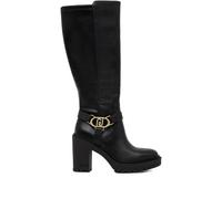 LIU JO 100mm leather boots - Black 40
