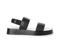 Liu Jo 4A4723EX255 WoMens Low Platform Sandals - Black - Size EU 38