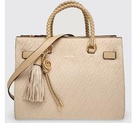 LIU JO Bag in Embossed Monogram Faux Suede