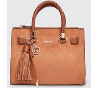 LIU JO Bag in Embossed Monogram Faux Suede