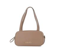 LIU JO Bowling hammered-effect shoulder bag - Brown OS