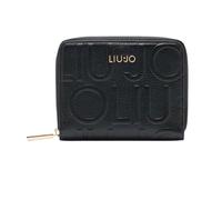 Liu-Jo Caliwen Wallet, Caliwen M Zip Emb Black, small medium, Casual