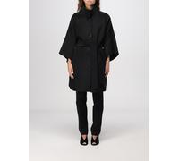LIU JO Coat Woman color Black - Size: 42 - female