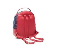 LIU JO Comfortable, practical and spacious jacquard backpack with zip closure. It has two internal pockets, one with zip and one front. Adjustable shoulder straps and a removable coin pocket 26 x 13 x