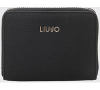 LIU JO Continental Faux Leather Zip Wallet with Contrast Logo - Size: OS - female