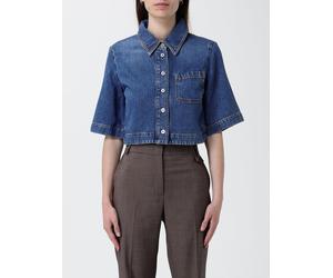 LIU JO Cotton Denim Shirt - Size: 40 - female