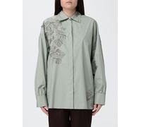 LIU JO Cotton Shirt with Floral Print - Size: 40 - female