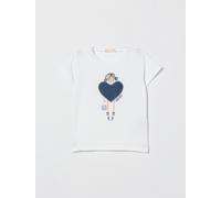 LIU JO Cotton T-shirt with Doll and Heart Print - Size: 7 - female