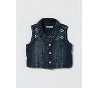 LIU JO Denim Vest With Rhinestones - Size: 6 - female