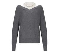 LIU JO embellished sweater - Grey L