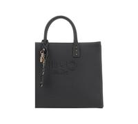 LIU JO embossed logo charm tote bag - Black One Size