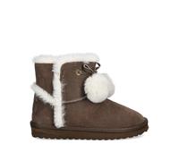 LIU JO faux-fur pompom boots - Brown 37