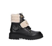 LIU JO faux fur-trim combat boots - Black 40