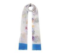LIU JO Floral Print Scarf 180 x 90 cm, 73936 Bonnet Blue, stole