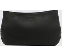 LIU JO Gerona Faux Suede Crossbody Bag with Zip Closure and Tonal Logo
