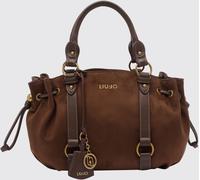 LIU JO Gerona Handbag in Suede-Effect Synthetic Leather with Charm
