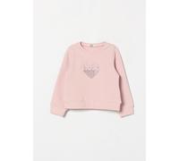 LIU JO Girl's Cotton Sweatshirt with Rhinestone Logo and Elasticated Hem - Size: 4 - female