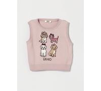 LIU JO Girl's Wool Knitted Vest with Disney Print - Size: 4 - female