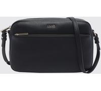 LIU JO Grained Faux Leather Camera Bag with an Adjustable Strap and Logo