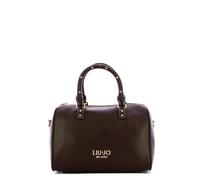 Liu Jo handbag cross body bag Evrim Boston Satchel Bag Deep Brown dark brown