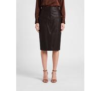 LIU JO High-Waisted Synthetic Leather Pencil Midi Skirt - Size: 40 - female