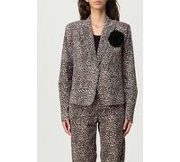 LIU JO Jacket Woman color Beige - Size: 42 - female