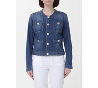 LIU JO Jacket Woman color Blue - Size: 42 - female