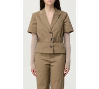 LIU JO Jacket Woman color Green - Size: 46 - female