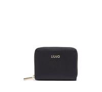 Liu Jo JEANS Ecs M Zip Around Wallet, Black, AF6156 E1019
