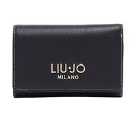 Liu Jo JEANS M Trifold Wallet, Black, AF6172 E1120