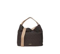 Liu Jo Kaliska Shoulder Bag, Dark Brown, Polyester, 40 x 33 x 14 cm, with Adjustable Shoulder Strap and Magnetic Closure
