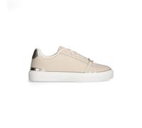 Liu Jo Kiki 01 Women's Leather Sneaker, Rope Light Gold, 4 UK