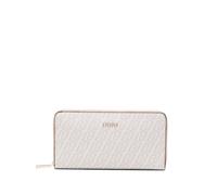 LIU JO large monogram zip wallet - Neutrals One Size