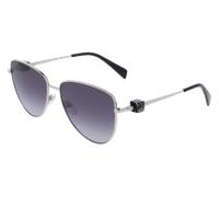 Liu Jo LJ161S 040 Woman Sunglasses Metal Silver Pilot Normal